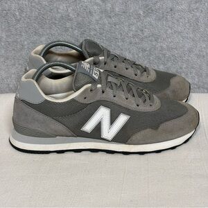 New Balance 515 Classic Lace-Up Sneaker Shoe-Dark/Light Gray-Men Size 9